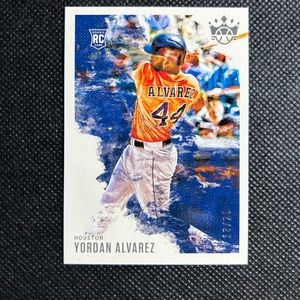 2020 Panini Diamond Kings Yordan Alvarez Rookie Card #58 RC Houston Astros #/25